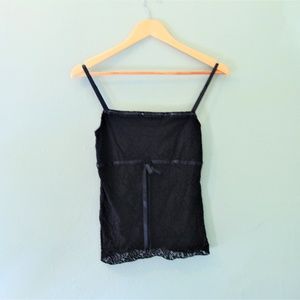 Black Lace Camisole Size M Juniors